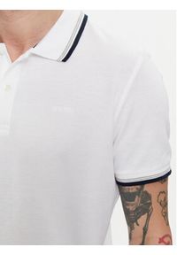 Geox Polo M4510Q T2649 F1492 Biały Regular Fit. Typ kołnierza: polo. Kolor: biały. Materiał: bawełna #5