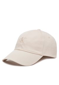 Calvin Klein Jeans Czapka z daszkiem Embroidered Monogram Cap LV04K5024G Różowy. Kolor: różowy. Materiał: bawełna, materiał