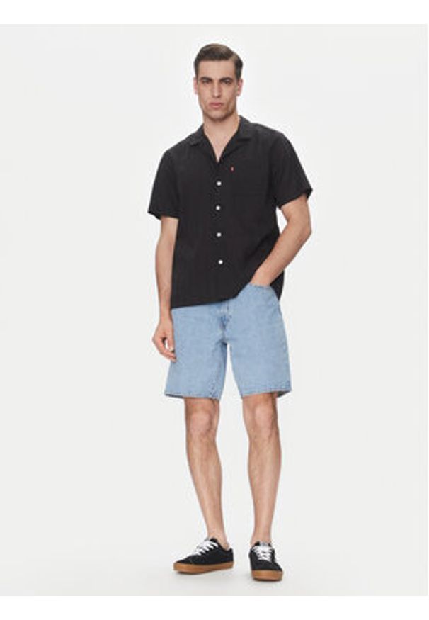 Levi's® Szorty jeansowe 468™ A8461-0015 Niebieski Loose Fit. Kolor: niebieski. Materiał: bawełna