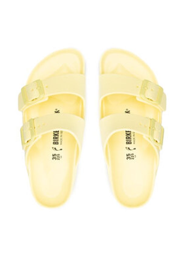 Birkenstock Klapki Arizona Eva 1022466 Żółty. Kolor: żółty. Materiał: syntetyk