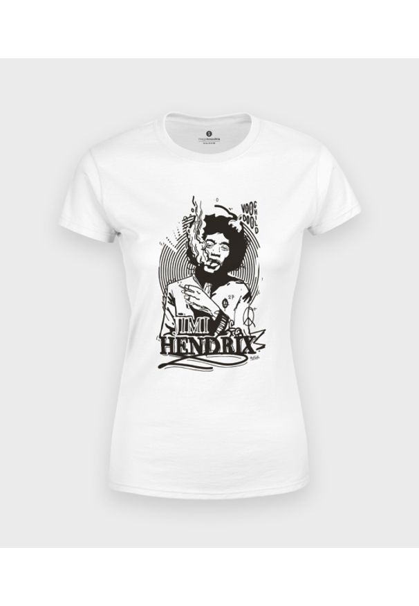 MegaKoszulki - Koszulka damska Jimi Hendrix. Materiał: bawełna