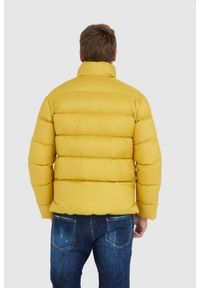 Blauer USA - BLAUER Żółta puchowa kurtka męska FLETCHER, Rozmiar XL. Kolor: żółty. Materiał: puch #4