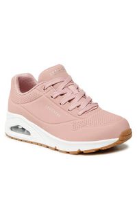 skechers - Skechers Sneakersy Uno Stand On Air 73690/BLSH Różowy. Kolor: różowy. Materiał: skóra #7