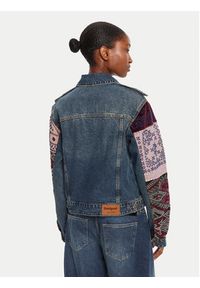 Desigual Kurtka jeansowa Etnic 25WWED14 Kolorowy Regular Fit. Materiał: bawełna. Wzór: kolorowy #4