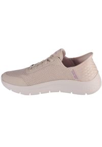 skechers - Tenisówki Skechers Model Slip-ins Go Walk Flex Kolor Beżowy. Kolor: beżowy. Materiał: tkanina