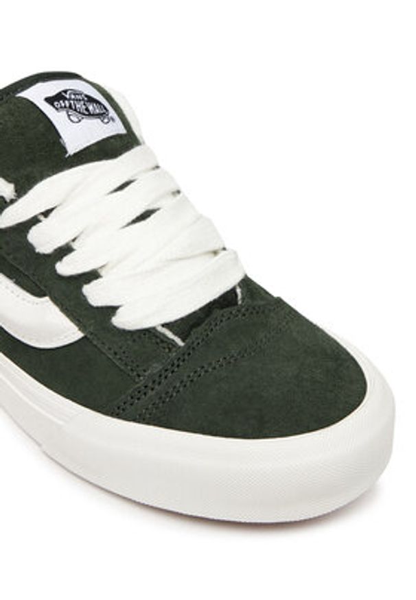 Vans Tenisówki Knu Skool VN000D22EMU1 Zielony. Kolor: zielony. Materiał: skóra, zamsz