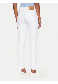 Calvin Klein Jeans Jeansy J20J225120 Biały Skinny Fit. Kolor: biały