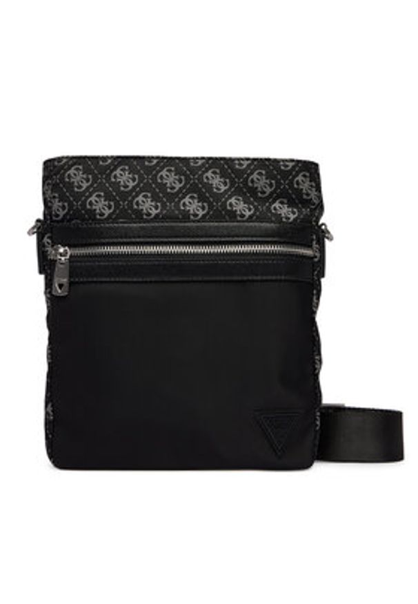 Guess Saszetka HMBENP P6123 Czarny. Kolor: czarny. Materiał: materiał