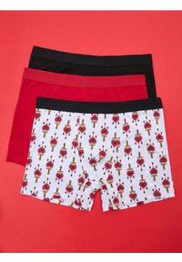 Sinsay - Bokserki Long 3 pack - wielobarwny. Materiał: bawełna, elastan