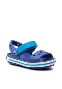 Sandały Crocs - Crocband Sandal Kids 12856 Cerulean Blue/Ocean. Okazja: na spacer. Kolor: niebieski. Sezon: lato. Styl: klasyczny #1