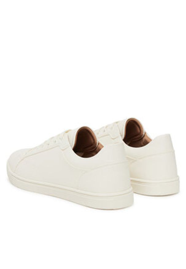 Aldo Sneakersy Poker 13963599 Écru. Materiał: skóra