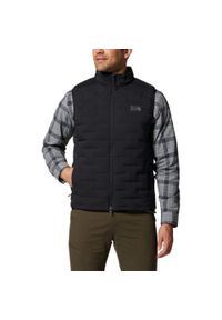 MOUNTAIN HARDWEAR - Kamizelka męska Mountain Hardwear Stretchdown. Kolor: czarny. Materiał: puch. Sezon: zima #1
