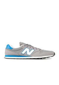 Buty do chodzenia męskie New Balance 500. Zapięcie: sznurówki. Kolor: szary. Materiał: materiał, syntetyk. Szerokość cholewki: normalna. Sport: turystyka piesza