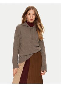 Weekend Max Mara Sweter Jerez 2425366142 Brązowy Relaxed Fit. Kolor: brązowy. Materiał: wełna