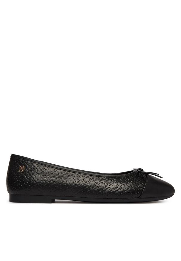 TOMMY HILFIGER - Baleriny Tommy Hilfiger. Kolor: czarny