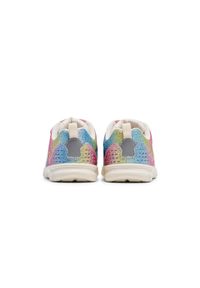 Sneakersy dla dzieci Hummel Crosslite Glitter. Okazja: na uczelnię. Kolor: biały, wielokolorowy. Sport: joga i pilates