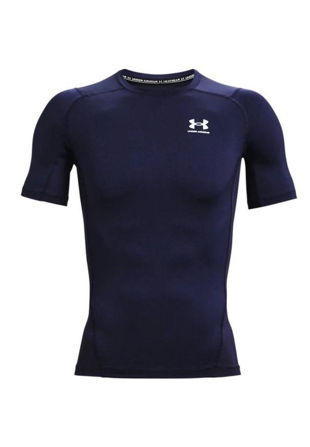 Jersey Under Armour à manches courtes. Kolor: wielokolorowy, niebieski, biały. Materiał: jersey. Sport: bieganie