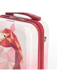 Wittchen - Komplet walizek z ABS-u z nadrukiem różowy. Kolor: różowy. Materiał: guma. Wzór: nadruk. Styl: wakacyjny #3