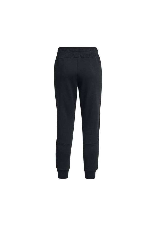 Spodnie Joggery Under Armour Unstoppable Flc Damskie. Kolor: czarny. Materiał: poliester, materiał, syntetyk, bawełna, elastan. Sport: bieganie