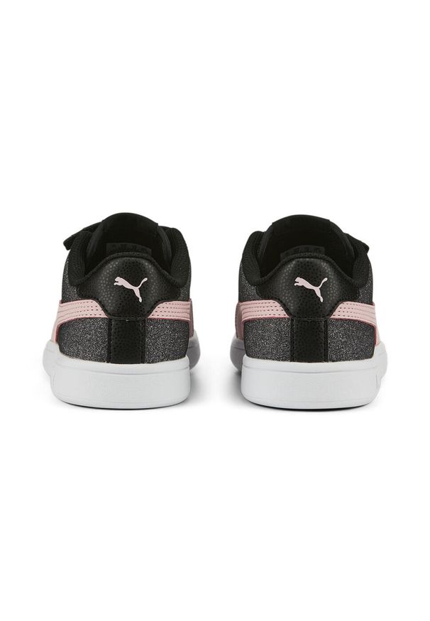 Buty do chodzenia dla dzieci Puma Smash V2 Glitz Glam V PS. Zapięcie: rzepy. Kolor: różowy. Materiał: syntetyk, materiał. Szerokość cholewki: normalna. Sport: turystyka piesza