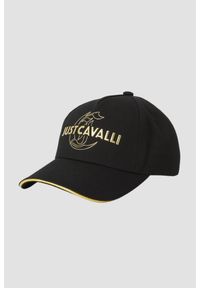 Just Cavalli - JUST CAVALLI Czarna czapka JC Gothic Institutional. Kolor: czarny