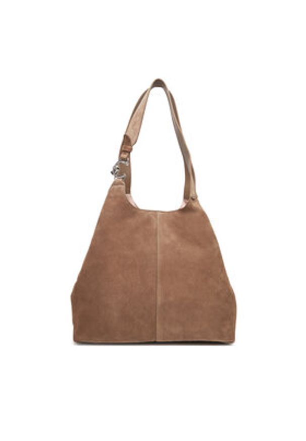 Coccinelle Torebka The Coccinelle C-Easy E1 THE 11 02 01 Szary. Kolor: szary. Materiał: zamszowe, skórzane