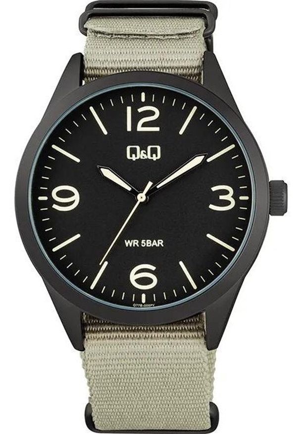 Zegarek męski QQ Q77B-005P szary. Kolor: szary