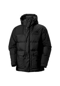 Kurtka z kapturem Helly Hansen Escape Down. Typ kołnierza: kaptur. Kolor: czarny. Materiał: puch #1