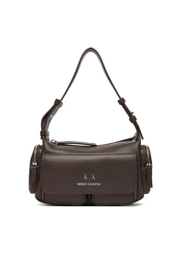 Armani Exchange Torebka XW000405 AF12589 U6304 Brązowy. Kolor: brązowy. Materiał: skórzane