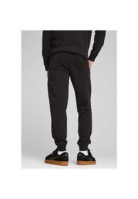 Puma - Męskie spodnie dresowe Essentials z logo No. 1 PUMA Black. Kolor: czarny. Materiał: dresówka