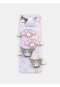 Sinsay - Spinki do włosów 4 pack Kuromi & My Melody - wielobarwny #1
