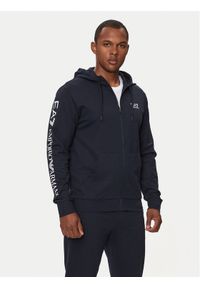 EA7 Emporio Armani Bluza 7M000568 AF13512 MB149 Granatowy Regular Fit. Kolor: niebieski. Materiał: bawełna