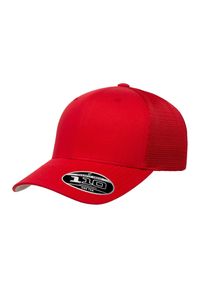 FLEXFIT - 110 Mesh Trucker Cap. Kolor: czerwony. Materiał: mesh