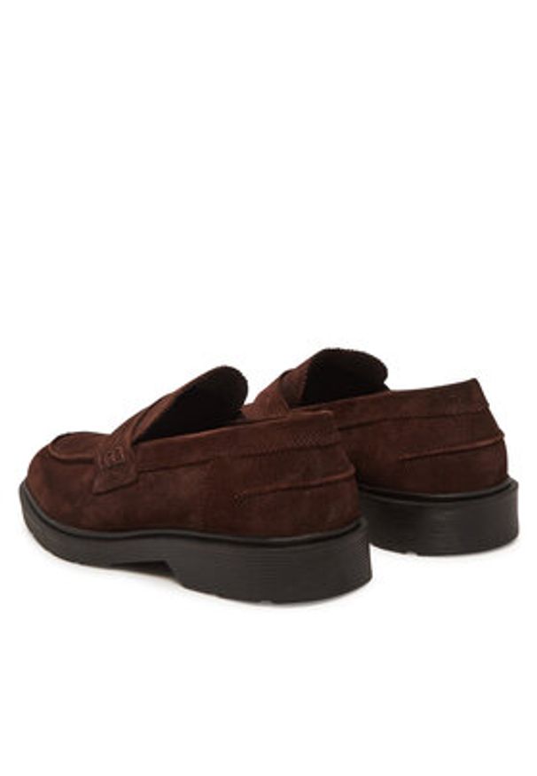 Jack & Jones - Jack&Jones Mokasyny Jfwdax 12275613 Brązowy. Kolor: brązowy. Materiał: zamsz, skóra