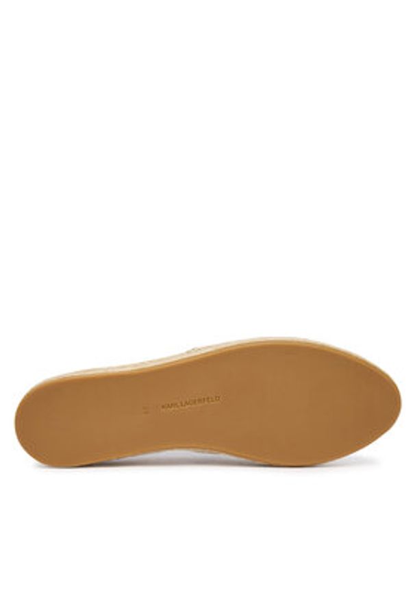 Karl Lagerfeld - KARL LAGERFELD Espadryle Kamini KL80123R Biały. Kolor: biały. Materiał: materiał