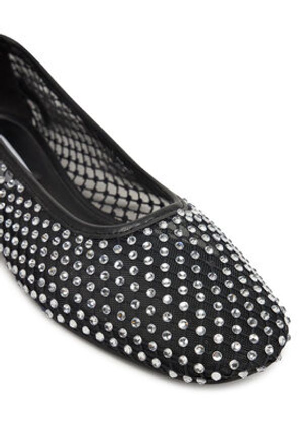 Steve Madden Baleriny Auden SM11003566 Czarny. Kolor: czarny. Materiał: materiał