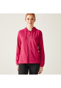 Regatta - Flamino damski polar. Typ kołnierza: kaptur. Kolor: różowy. Materiał: polar. Sport: turystyka piesza #1