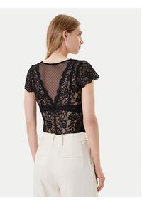 Morgan Body 201-DONAO.N Czarny Slim Fit. Kolor: czarny. Materiał: syntetyk #3