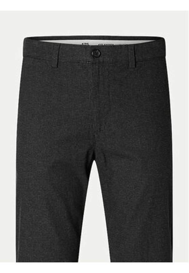 Selected Homme Chinosy 16092753 Szary Slim Fit. Kolor: szary. Materiał: bawełna