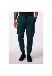 JAY-PI - Męskie Bojówki dresowe fitness elastyczny pas do roz. 7 XL. Kolekcja: plus size. Kolor: zielony, niebieski, wielokolorowy. Materiał: materiał, poliester, bawełna. Sport: fitness