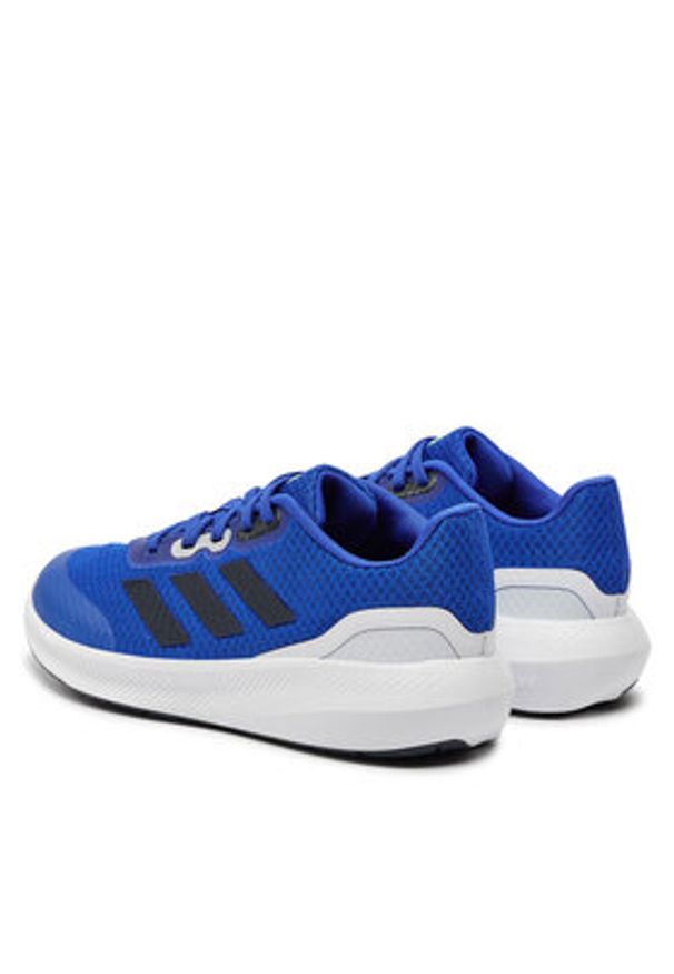 Adidas - adidas Buty do biegania RunFalcon 3 Sport Running Lace Shoes HP5840 Niebieski. Kolor: niebieski. Materiał: mesh, materiał. Sport: bieganie