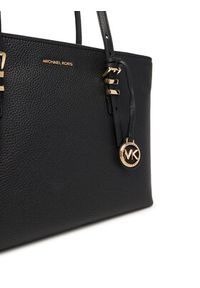 MICHAEL Michael Kors Torebka Quinn 30T5GQNT2L Czarny. Kolor: czarny. Materiał: skórzane