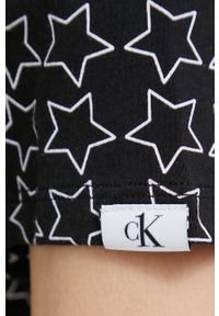 Calvin Klein Underwear Koszula nocna damska kolor czarny. Kolor: czarny. Materiał: dzianina. Długość: krótkie #2