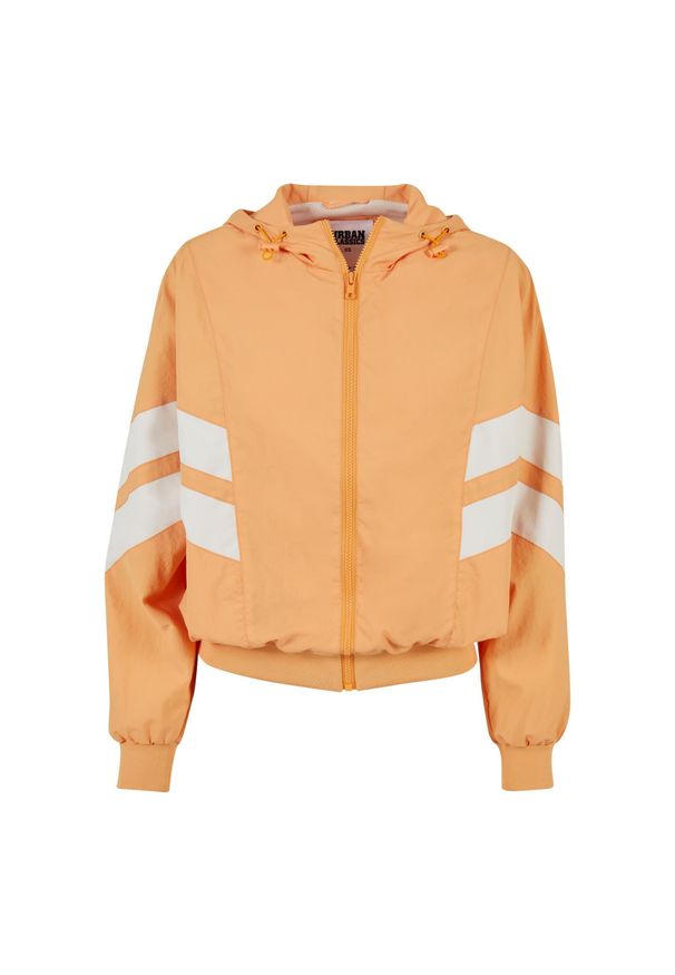 Damska pognieciona bluza dresowa Urban Classics Batwing. Typ kołnierza: kaptur. Kolor: biały, wielokolorowy, pomarańczowy. Materiał: dresówka