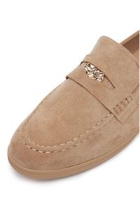 DeeZee Mokasyny 13-1120-4 Beżowy. Kolor: beżowy. Materiał: materiał #2