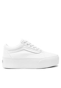 Vans Tenisówki Old Skool Stacked VN0A7Q5MW001 Biały. Kolor: biały. Materiał: materiał