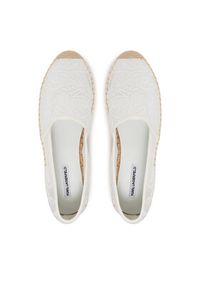 Karl Lagerfeld - KARL LAGERFELD Espadryle Kamini KL80121A Biały. Kolor: biały. Materiał: materiał #4