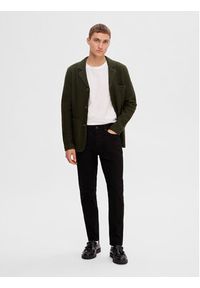 Selected Homme Chinosy 16090492 Czarny Slim Tapered Fit. Kolor: czarny. Materiał: bawełna #3
