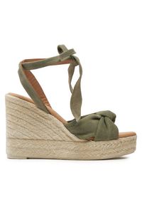 Espadryle Manebi. Kolor: zielony