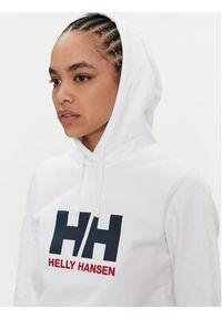 Helly Hansen Bluza W Hh Logo Hoodie 2.0 34460 Biały Regular Fit. Kolor: biały. Materiał: bawełna #3